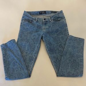 GUESS Women’s Paisley Floral Print Jeans, Size 29